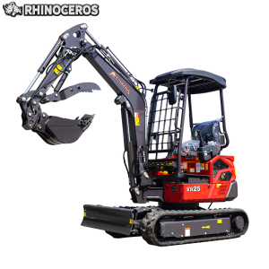 Minibagger für die Landschaftsgestaltung