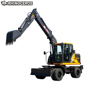 Bagger mit Rädern