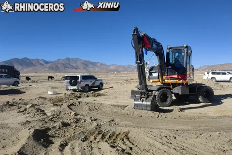 Rhinoceros -Radbagger